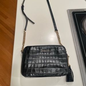 Michael Kors Jet Set Medium Leather Camera Crossbody